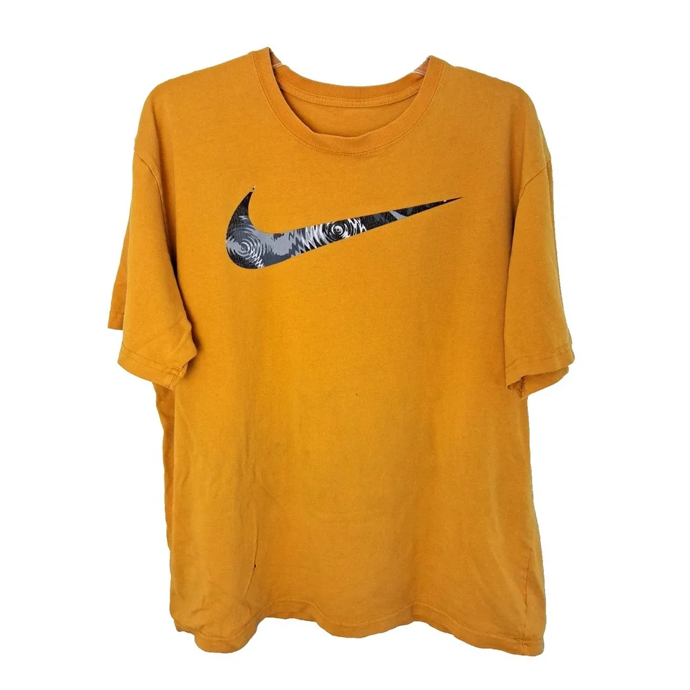 Vintage 90s Nike T Shirt Size XL Thrashed Holes Faded Stains Grunge Indie Sleaze